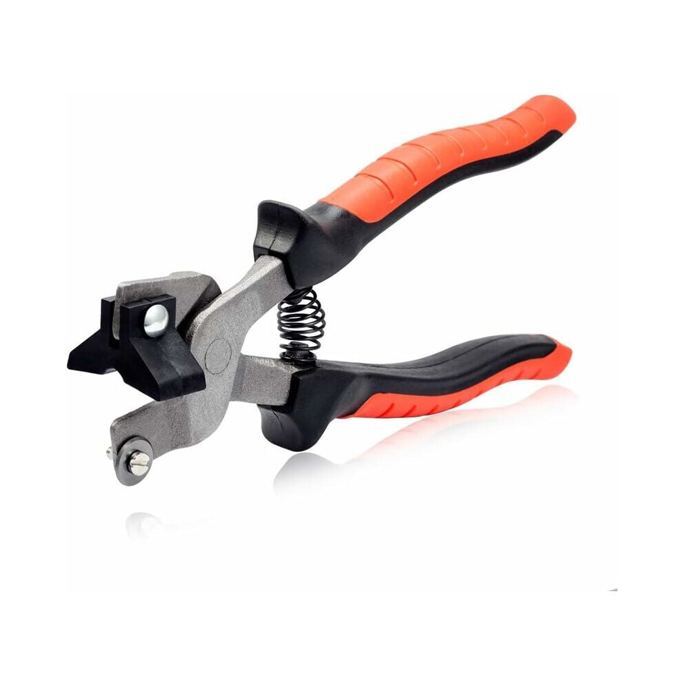 Professional Glass Cutters, Ergonomic Mosaic Nippers For Smooth Cutting, Heavy Duty Tungsten Carbide Wheel With Non-Slip Grip Handle, 8" 9405630015881