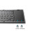Foldable Keyboard Bluetooth for Travel, Portable Bluetooth Keyboard with Touchpad, Rechargeable Multi-Device Small Keyboard, Wireless Rechargeable 3
