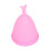 10pcs Soft Silicone Menstrual Cup Set - Pink, Reusable, 4.3x7.8cm 1