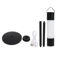 Linterna recargable con cuello de cisne ajustable, linterna táctica superbrillante con diseño a batería, resistente al agua y portátil.