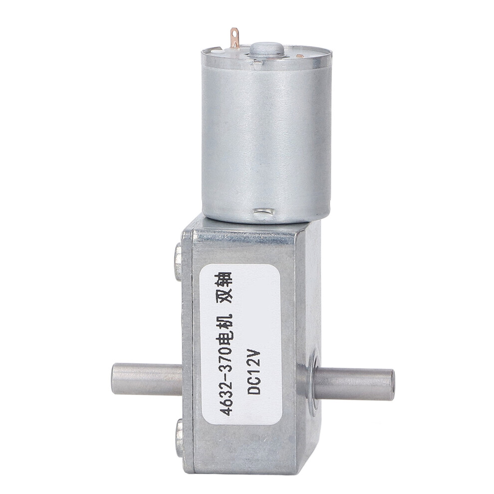 Aluminum Alloy Gear Motor Dc12v Double Shaft Self Locking Cw Ccw 90Rpm 3691371209153