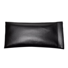 Comfortable Soft Leather Eyewear Bag Accessory for Sports-Black