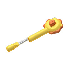 Peigne pour animaux de compagnie,-Peigne Lion jaune et nœud