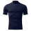 Herren Slim Fit Hoch Elastischer Lila Blau Rollkragenpullover M 6