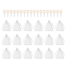 18 pièces chapelet en bois perles chapelet de prière catholique
