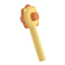 Peigne pour chats et chiens, peigne de-Peigne lion jaune