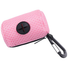 Practical Dog Poop Bag Dispenser Pet Waste Bag Holder-Pink
