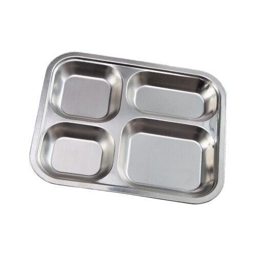 Plateau de dîner divisé rectangulaire, plaque de contrôle-C03