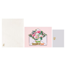 Carte Popup 3D, cadeau de fête des parents, cartes de fête des