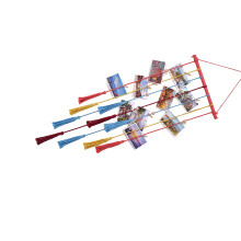 Macramés tentures murales tapisseries mur-couleurs arc-en-ciel