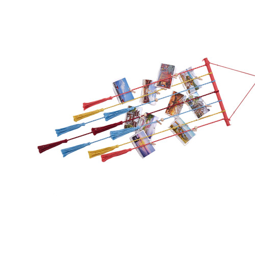 Macramés tentures murales tapisseries mur-couleurs arc-en-ciel