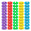 100pcs Practical Poultry Marking Leg Rings for Counting-Red 2