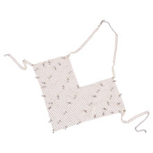 Accessoire de bijoux de corps orné de perles à la mode en-L