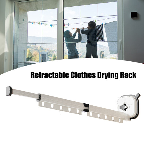 Unique Foldable Clothes Drying Rack with-Milky white 3 off 2