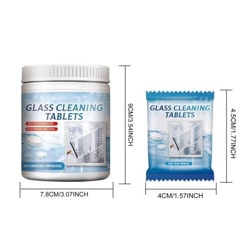 Glass Effervescent Tablets Auto Wiper Glass Solid Cleaner 2