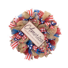 4th Julys Independences Day Wreath Memorials Day Wreath Front