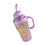 Convenient Water Cup with Straw Large Capacity Tea Cup-Purple 1