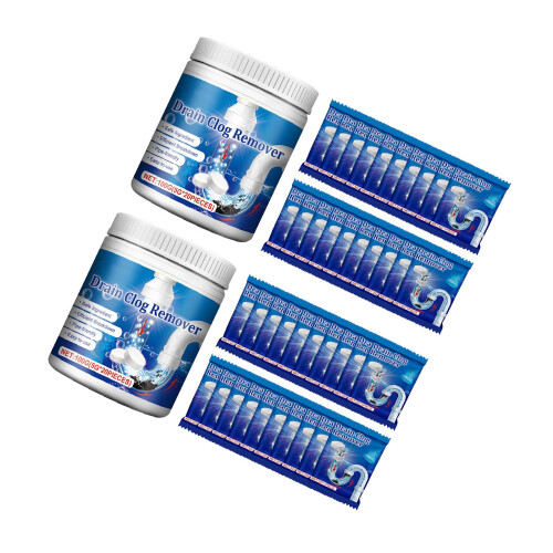 Powerful Pipe Dredging Cleaning Tablets Pipe Cleaner-2 cans