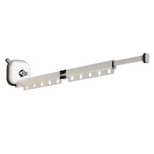 Simple Wall mounted Laundry Rack with Suction-Milky white 2 off