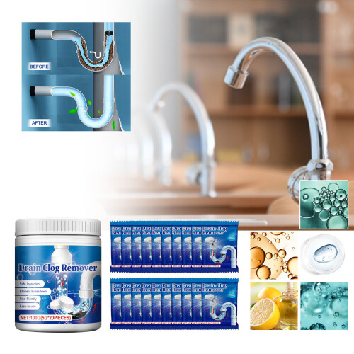Powerful Pipe Dredging Cleaning Tablets Pipe Cleaner-2 cans 2