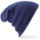 (One Size, Oxford Navy) Beechfield Soft Feel Knitted Winter Hat 2