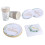 Green Disposable Paper Serviettes Tablewares Decorations-4 set 1