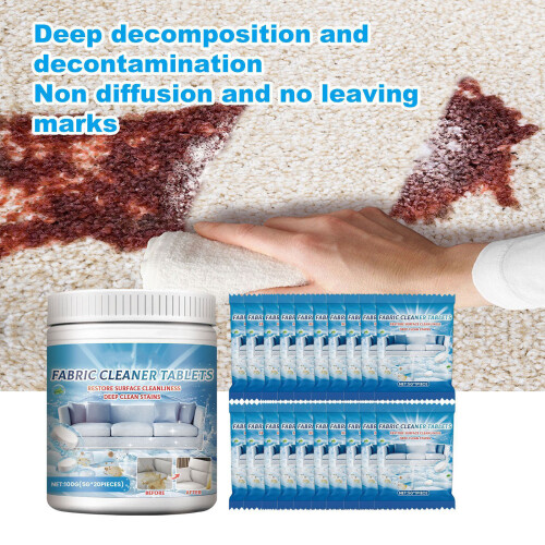 Fabric Cleanings Tablets Remove Stains for Sofa-2 cans 2