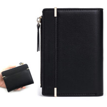 Fashionable RFID Blocking Wallet, Vegan Leather with Elegant Design for Women's Everyday Use