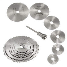 Precision Circular Saw Blade Disc Cutting Kit, Silver Hss High-Speed Steel Circular Saw Blade for Soft Material Cutting, Perfect for Light And Heavy