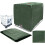 Lona para caixa IBC, tamanho universal 47x39x45 polegadas/120x100x116 cm, ideal para tanques de água. Material resistente, secagem rápida, fácil 1