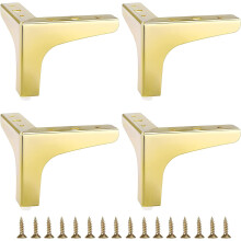 Moderne Möbelfüße, 10 cm hoch, robuste Eisenfüße für Betten, Sofas, Tische, einfache Montage dank vorgebohrter Löcher, luxuriöse