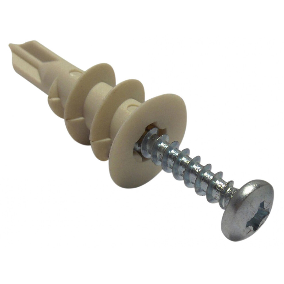 Forgefix Cavity Wall Nylon Speed Plug 4.5 X 35Mm Box 100