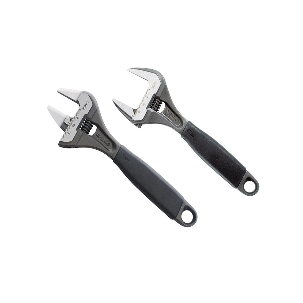 B&Q -  Ergo 90 Series Adjustable WrenchExtra Wide Jaw Multi Colour (Twin Pack) - Image 3