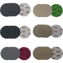 Schleifscheiben für Detailarbeiten, flexible Schleifscheiben, Nass- und Trockenschleifscheiben, hochkörniges Schleifpapier, Klett-Schleifscheiben
