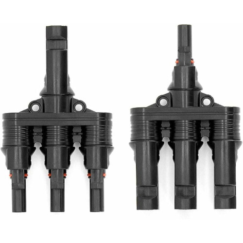 Branch Cable Connectors for Solar Panels, High Security Self-locking System, Easy Insertion and Removal