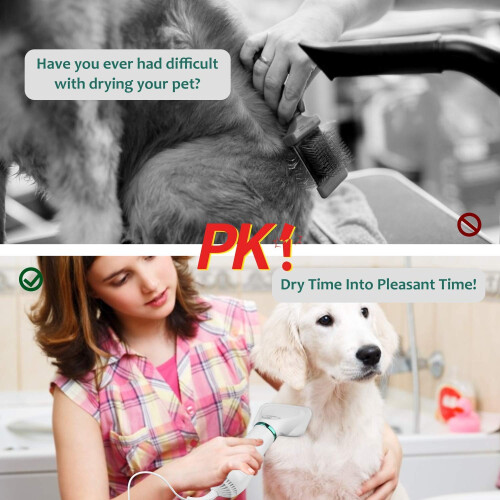 Pet Grooming Delight, Λευκό, Διαθέτει Ενσωματωμένη Βούρτσα Slicker για Αποτελεσματική 2