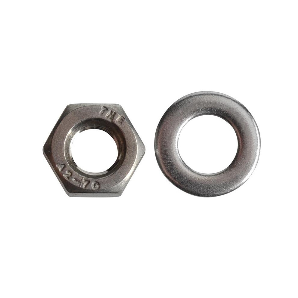 Forgefix Hexagonal Nuts & Washers A2 Stainless Steel M6 Forgepack 20