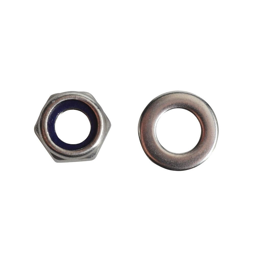 Forgefix Hexagonal Nuts With Nylon Inserts, S/S