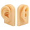 Modello di orecchio in silicone per piercing e allenamento, 7,5x5x3cm 7