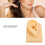 Modello di orecchio in silicone per piercing e allenamento, 7,5x5x3cm 5