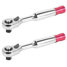 2X 1/4 Inch 100mm Torque Rachet Wrench Set Repair Tool for Vehicle Bicycle Bike Socket Wrench Kit Tool
