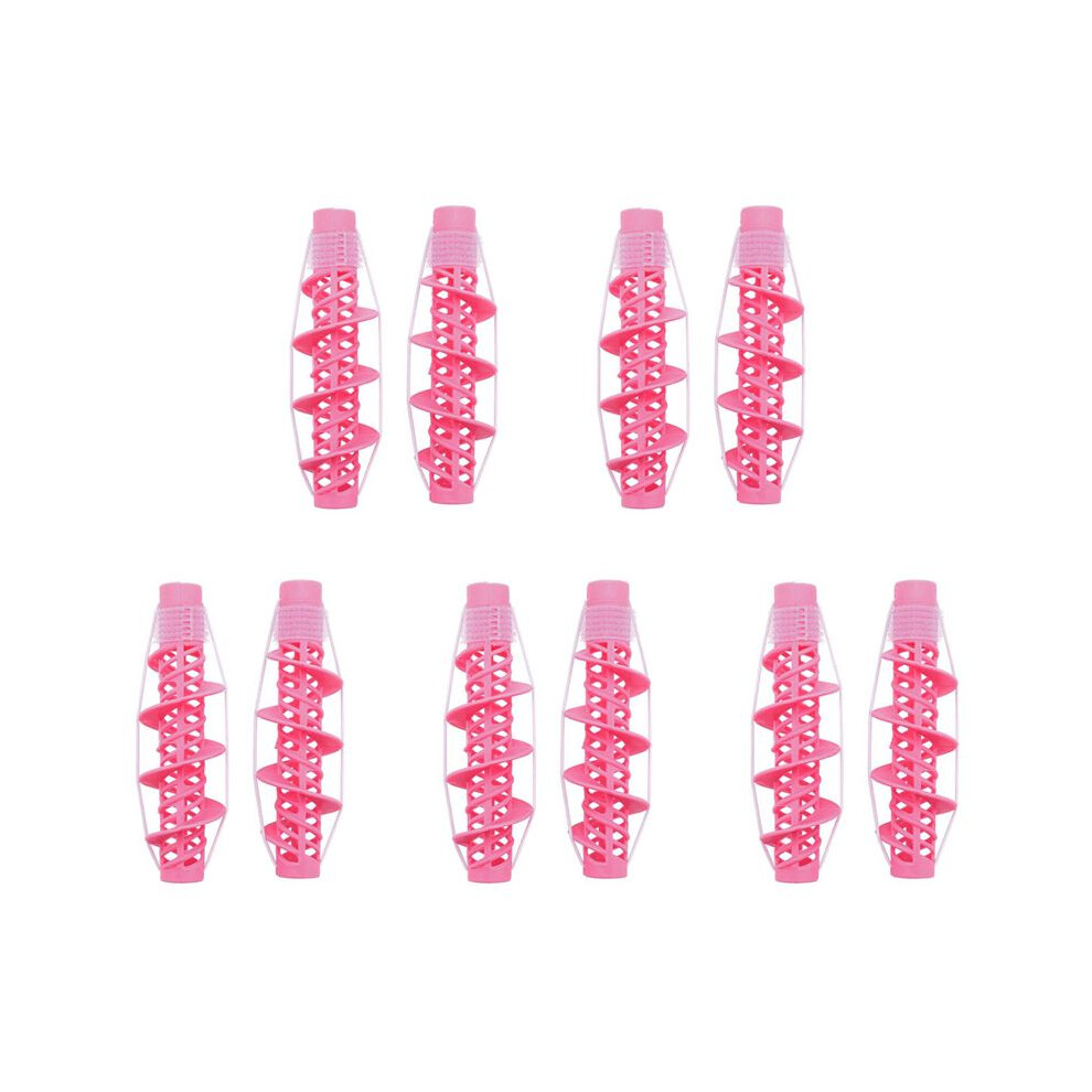 10Pcs Hair Styling Tools Hair Care Natural  Wave Curls Rollers Curlers Curling Styling Tool