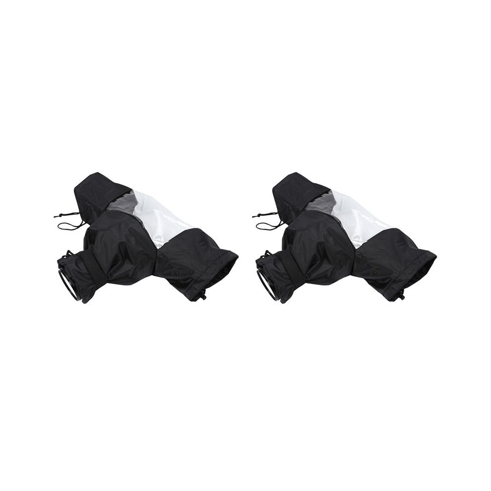 2X Waterproof Camera Raincoat Nylon Transparent Tpu Camera Rain Cover Dustproof For Dslr Camera For // 4713921669237