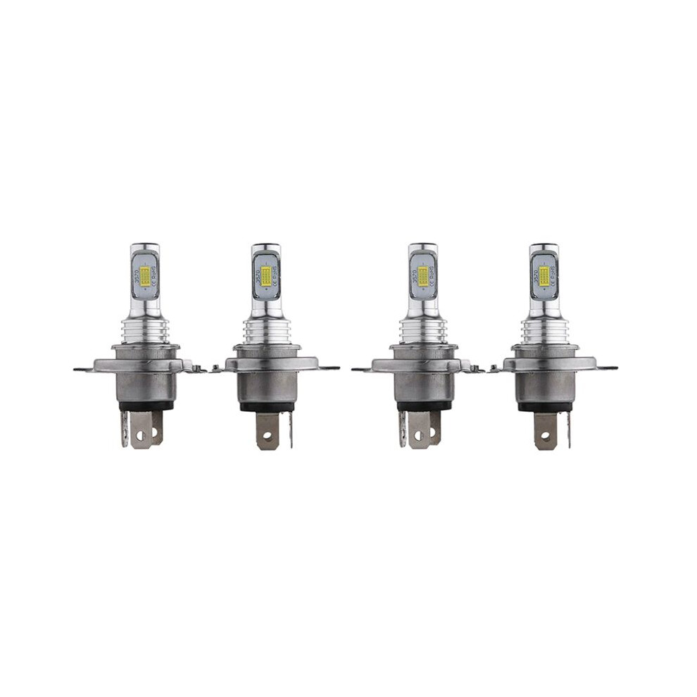 4X H4 9003 Hb2 Led Headlight Bulbs Kit High Low Bright 35W 4000Lm 6000K White 6032472320342