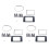 3X for  Swift 2005-2010 2 Din Audio Panel DVD Navigation Panel Frame Car Fascias Stereo Radio Panel 1