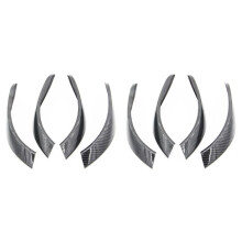 8x Carbon Interior Door Handle Cover Trim for 3 Series F30 F31 2013-2017 F34 14-17 & 4 Series 4 Dr F36 15-17