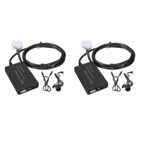2X  Music Hands-Free Car Interface AUX Adapter for  Accord CRV