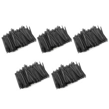 Irrigation Drip Support Stakes 1/4 Inch Tubing Hose for Vegetable Gardens Flower Beds Herbs Gardens Black 1000 Pack