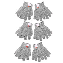 6 Pairs Cut Resistant Gloves Food Grade Level 5 Hand Protection,Kitchen Cut Gloves for Oyster Shucking(Medium)