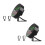 2X 5 in 1 Motorcycle Water Temperature USB Rechargeable  Voltmeter LED Night Vision Meter with Temperature Sensor 1